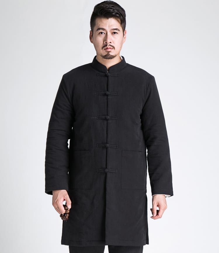 男性用の中綿チャイナジャケット