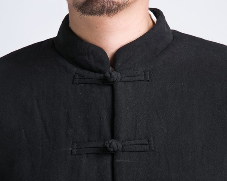 メンズの中華風中綿ジャケット