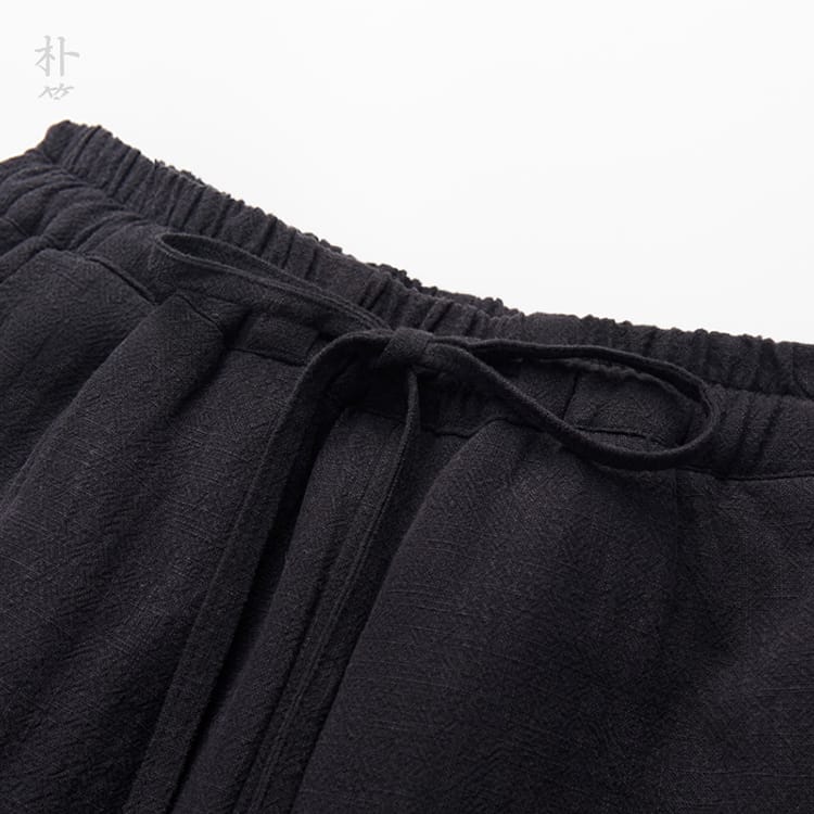 メンズの中綿チャイナパンツ