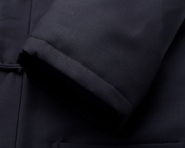 メンズの中華風中綿ジャケット