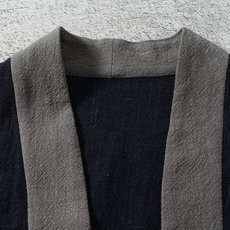 メンズのチャイナカーディガン