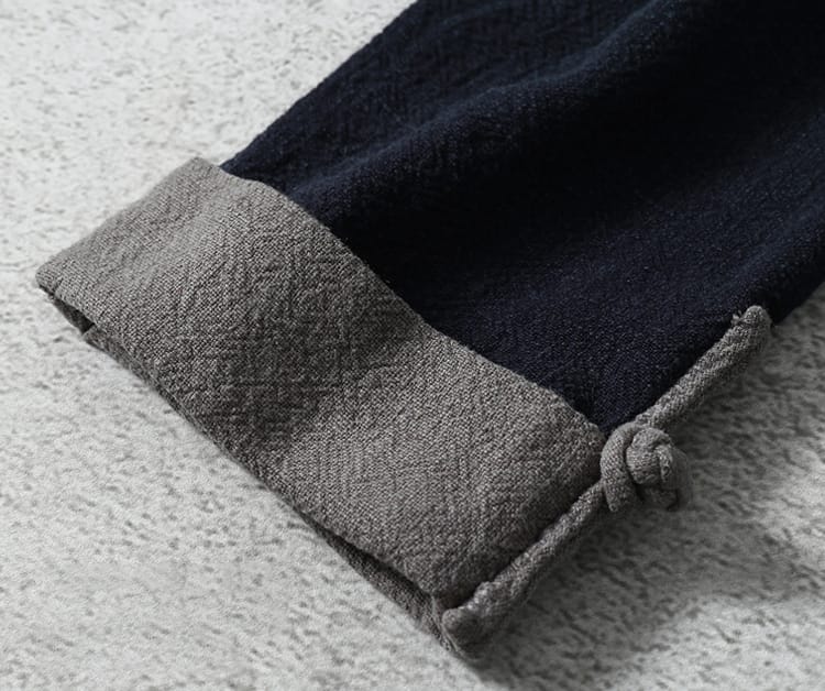 メンズの中華風カーディガン