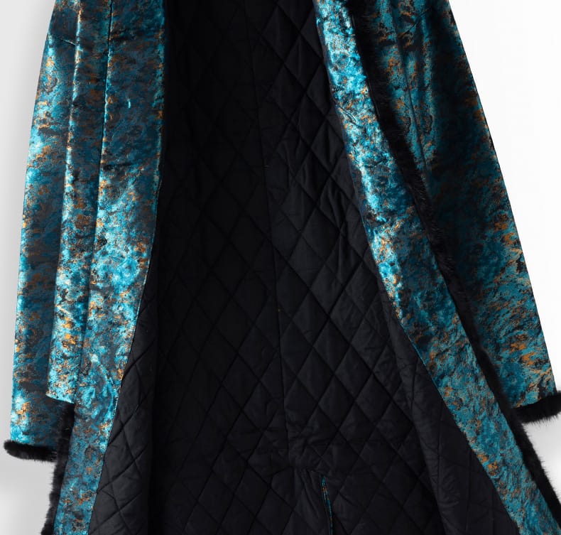 メンズの中綿チャイナコート