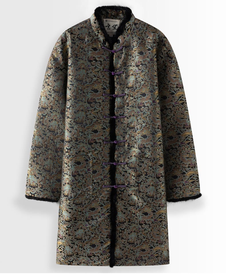 メンズの中綿チャイナ服