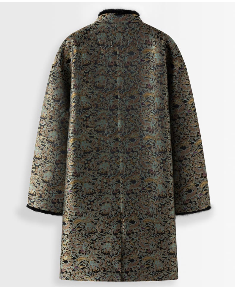 メンズの中綿チャイナコート