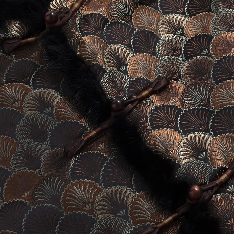 メンズの中綿漢服コート