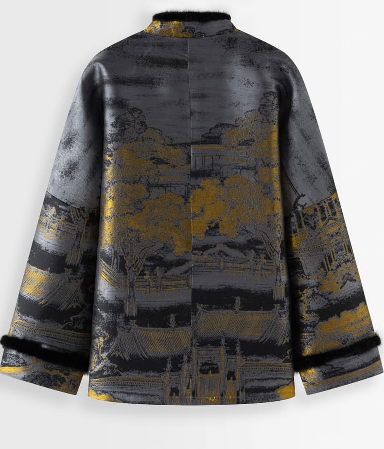 男性用の中綿チャイナジャケット