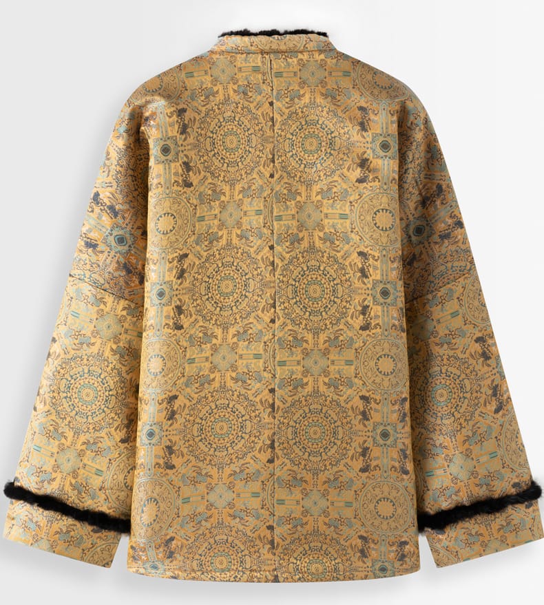 メンズの中綿漢服ジャケット