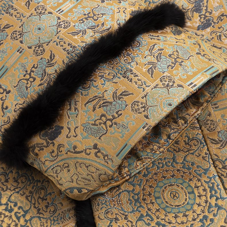 男性用の中綿漢服ジャケット