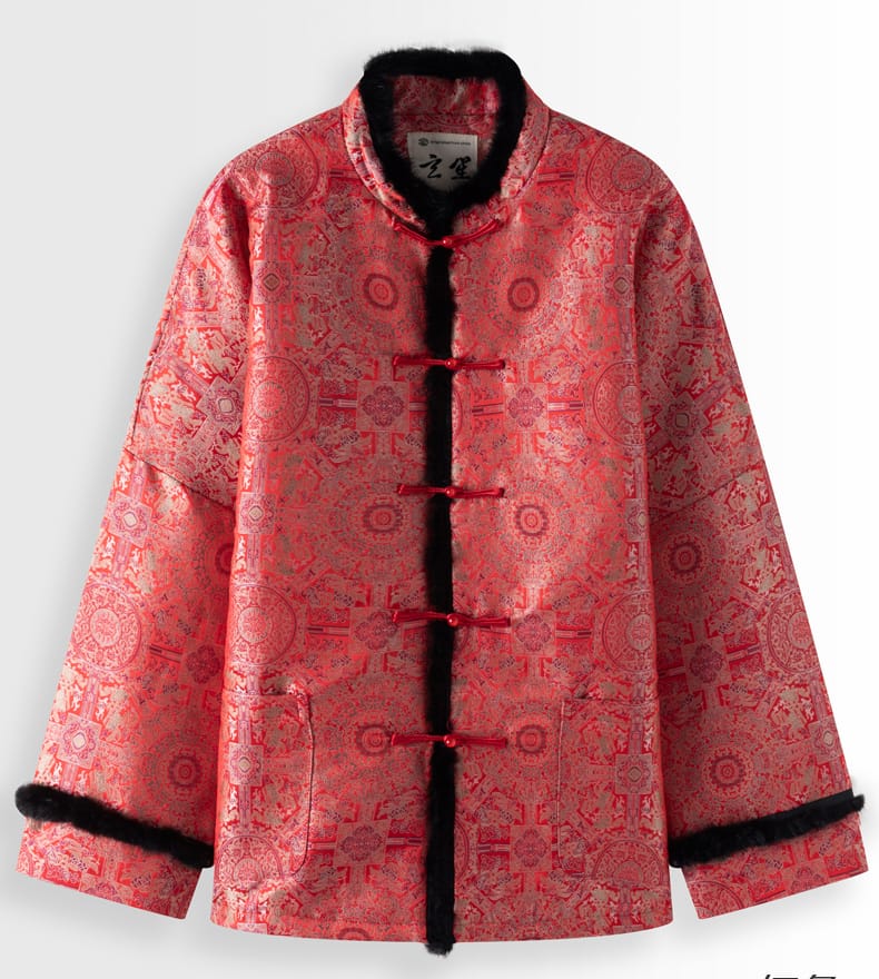 男性用の中綿チャイナジャケット