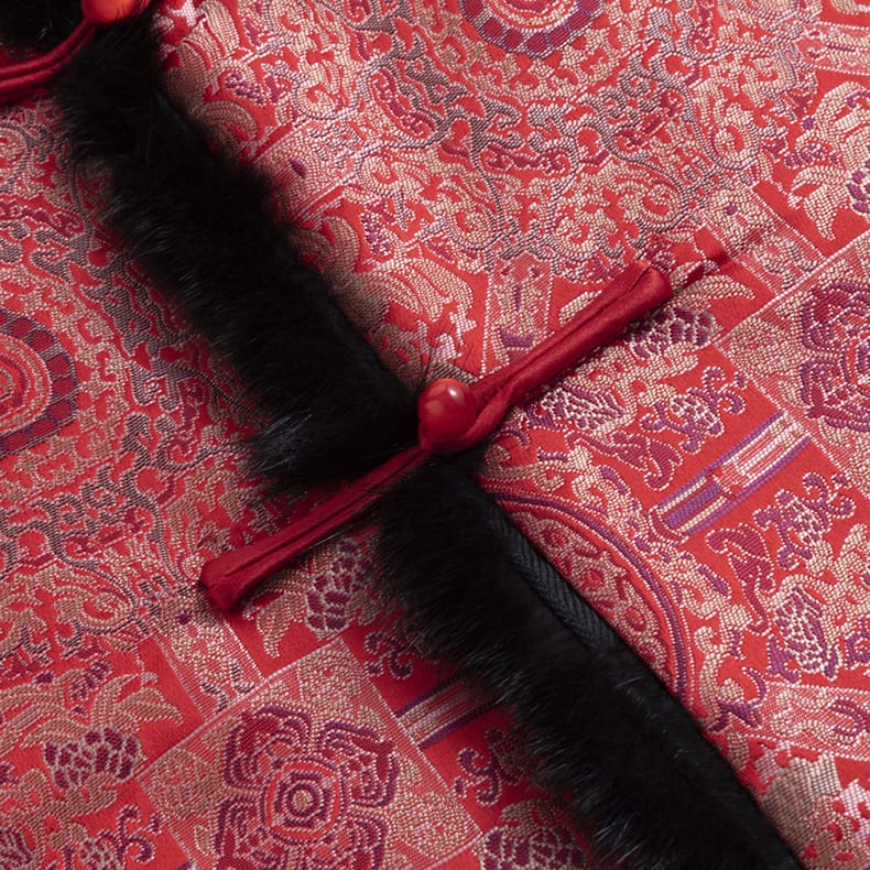 男性用の中華風中綿ジャケット