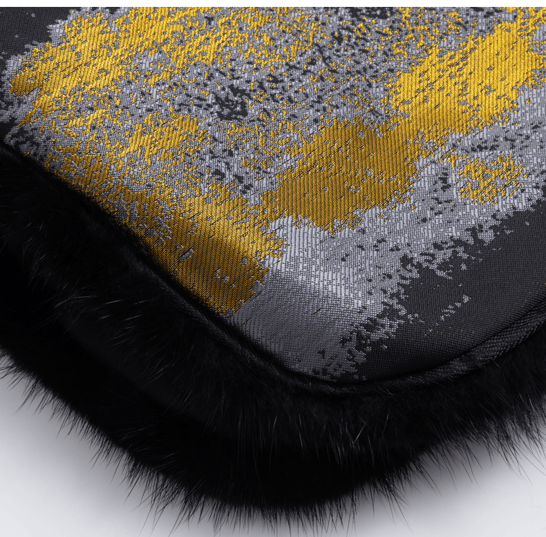 男性用の防寒中国民族衣装