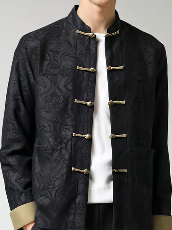 男性用のチャイナボタン服