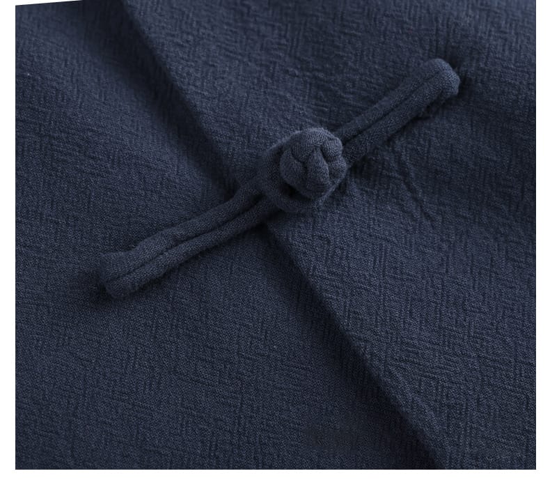 メンズのチャイナボタンのシャツ