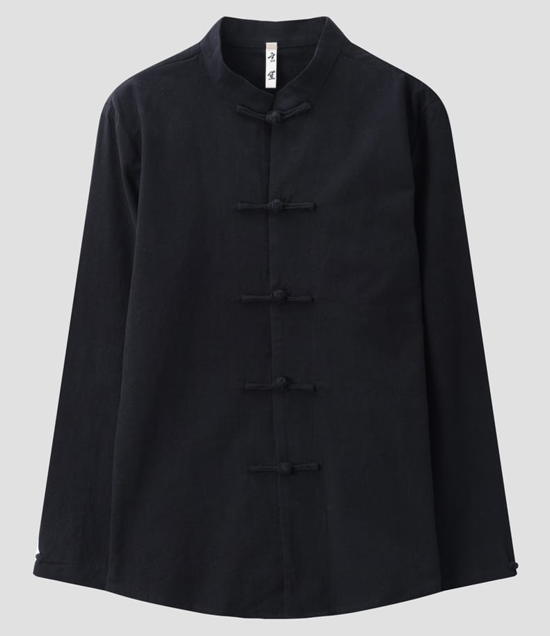 メンズのカンフーシャツ