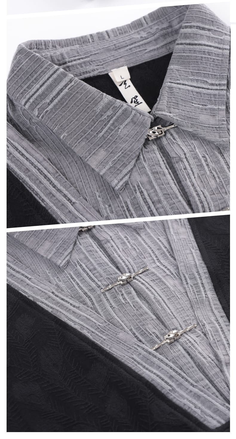 メンズの中国服のシャツ