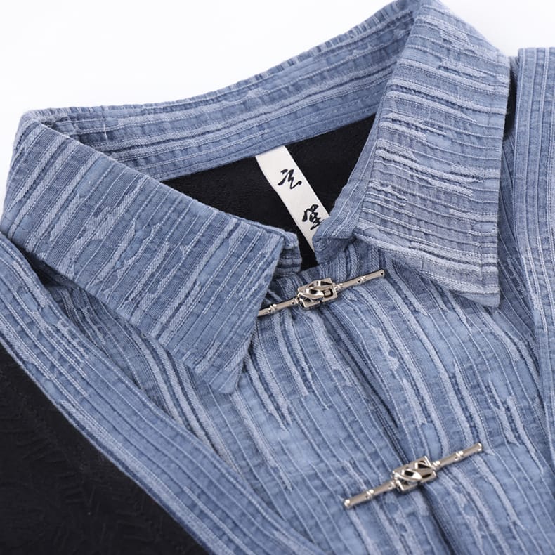 メンズのカンフーシャツ