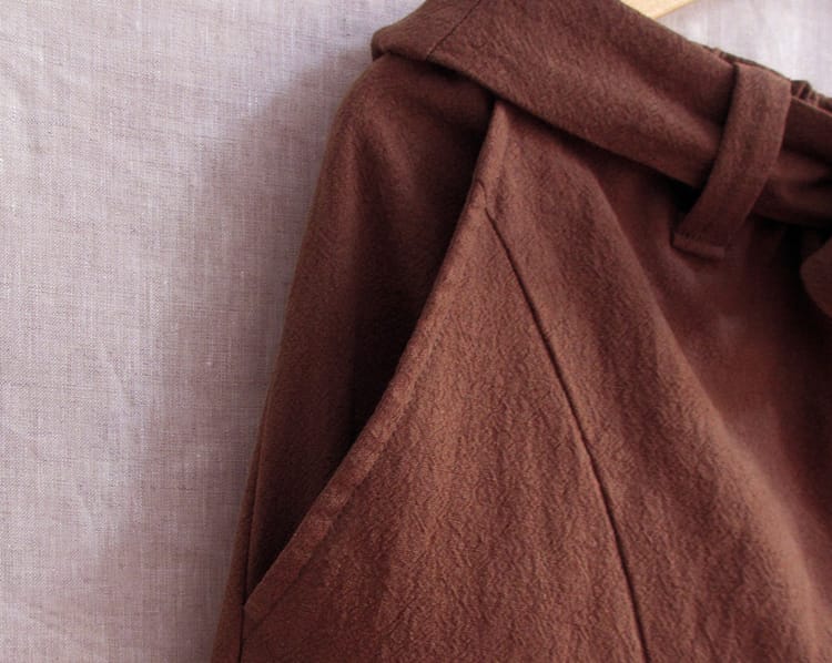 メンズの中華風パンツ