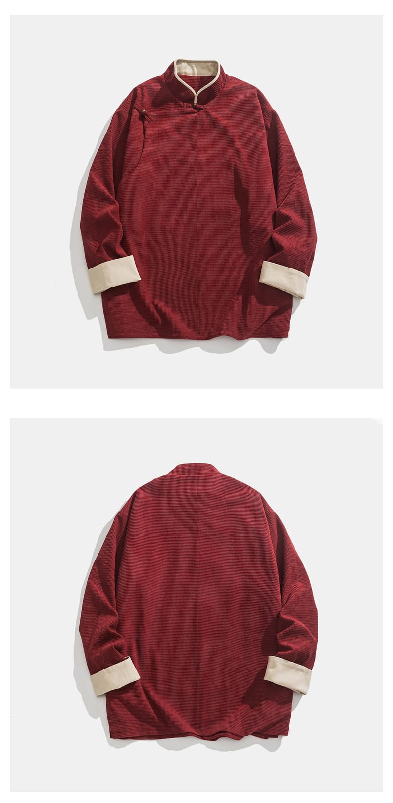 男性用のカジュアル中国服