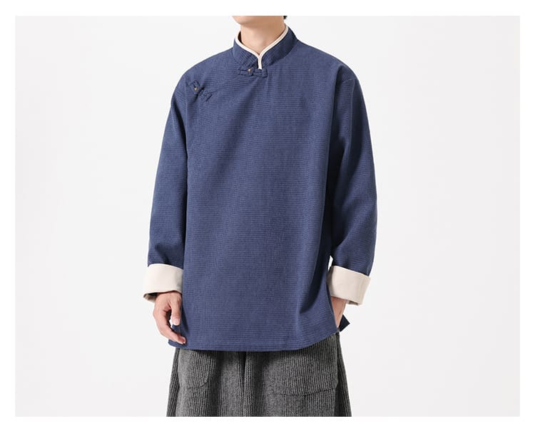 メンズのチャイナ長袖ジャケット