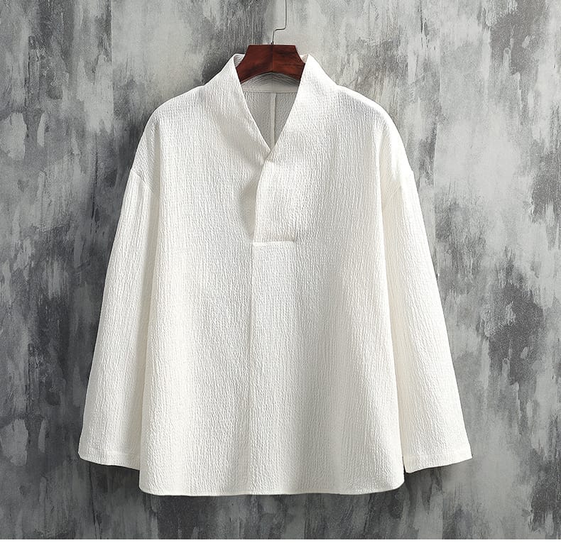 長袖のチャイナTシャツ