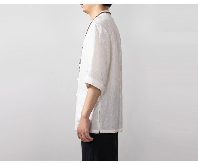 メンズのチャイナ風トップス