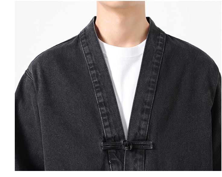 男性用のカジュアルなチャイナ服