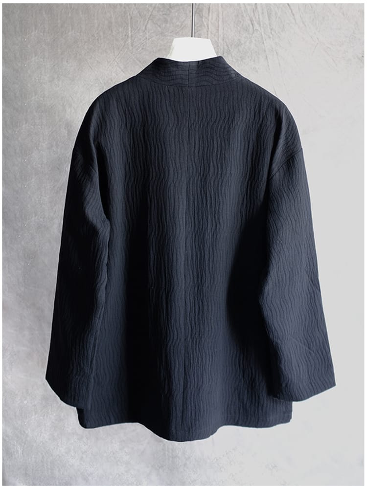 メンズの中華風カーディガンジャケット