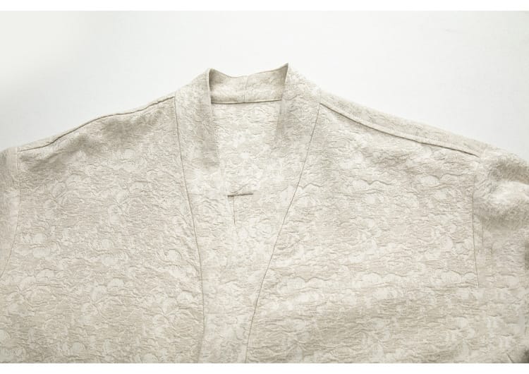 メンズのジャガードチャイナシャツ