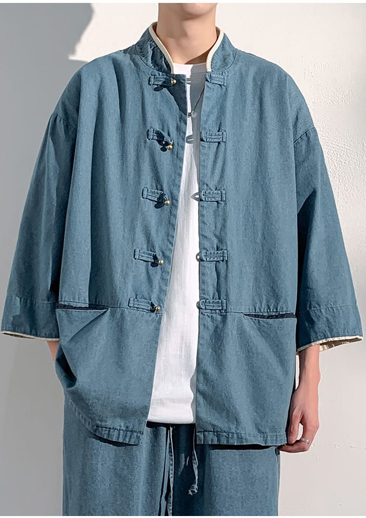 男性用の中華風カジュアル服