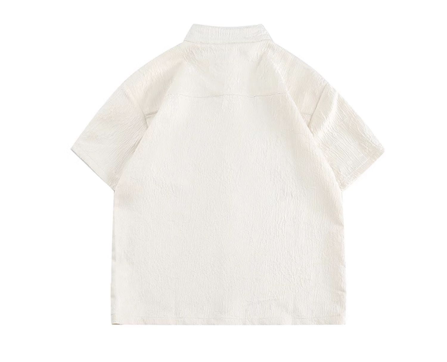 メンズのチャイナ半袖シャツ