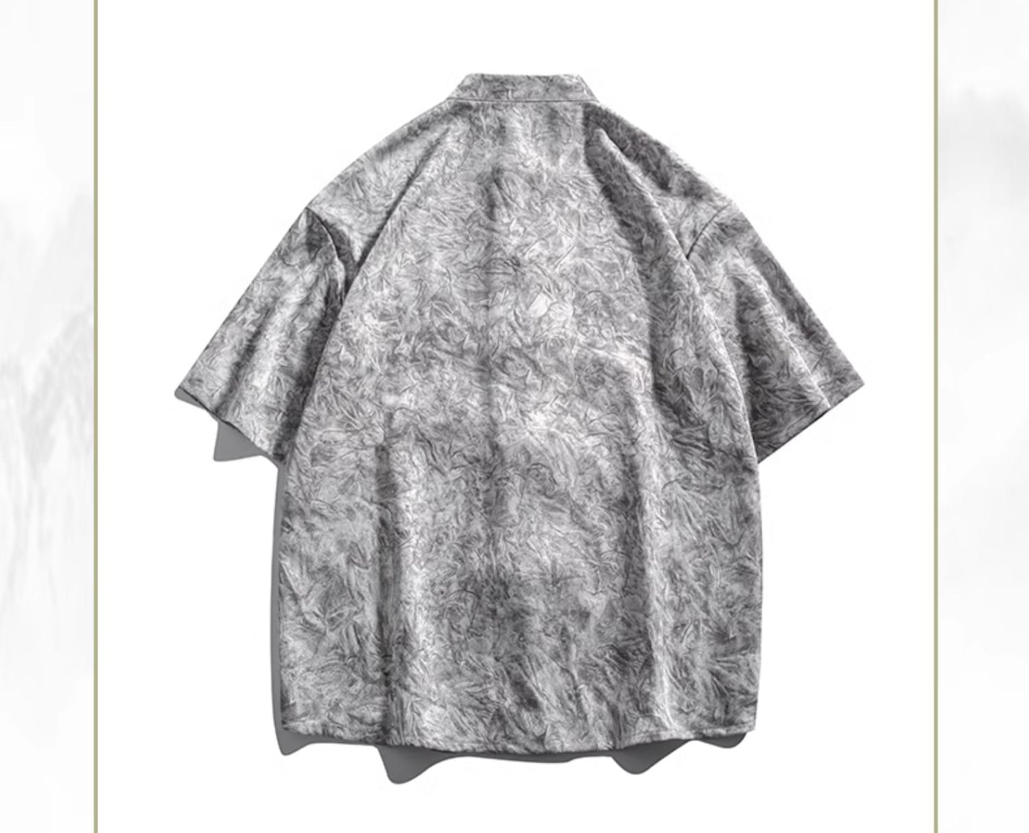 男性用のチャイナボタンのシャツ