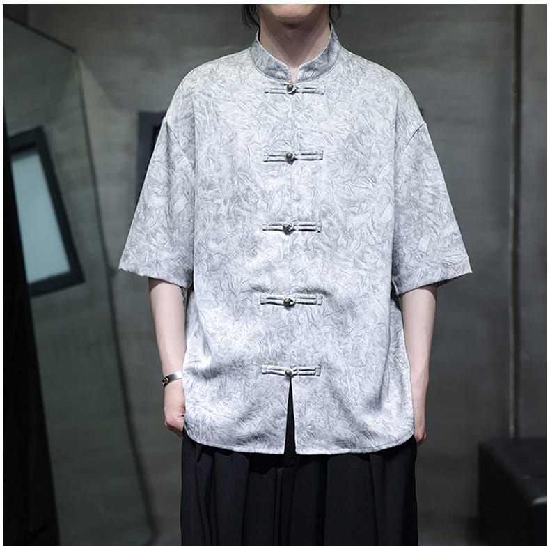 男性用の中国服のシャツ
