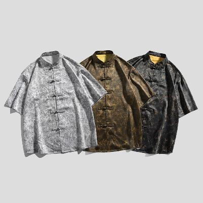 アイスシルクを使った半袖シャツ。涼しく着られる復古風アイテム