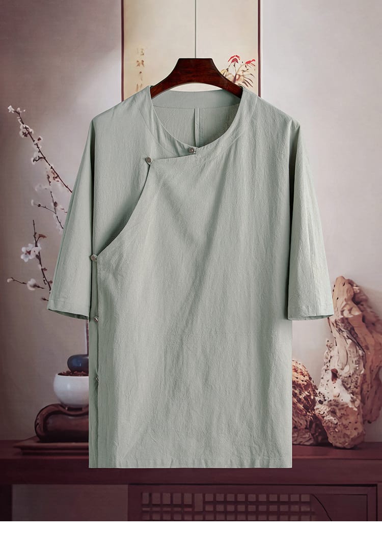 メンズのチャイナTシャツ