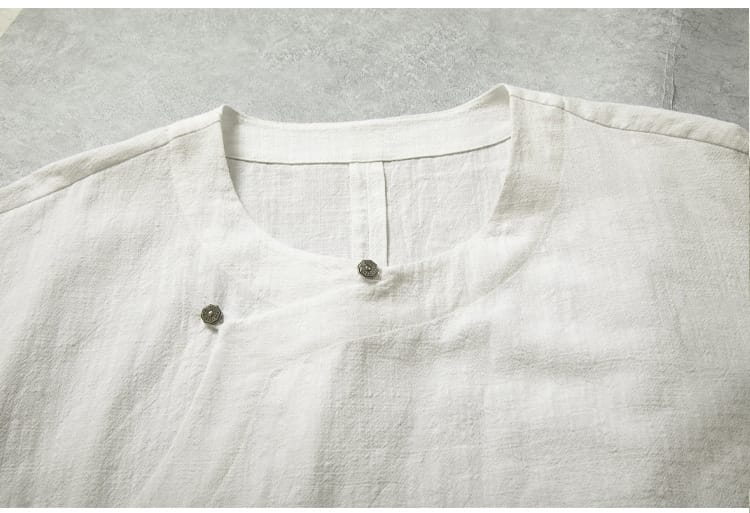 5分袖のチャイナTシャツ