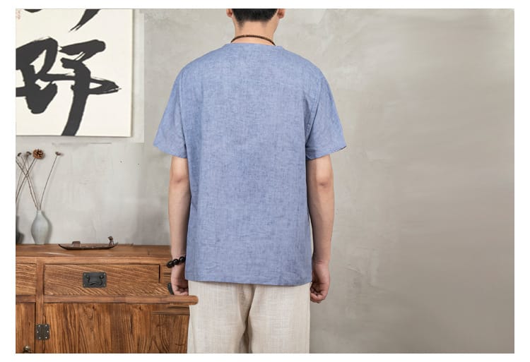 カンフーのカジュアルTシャツ