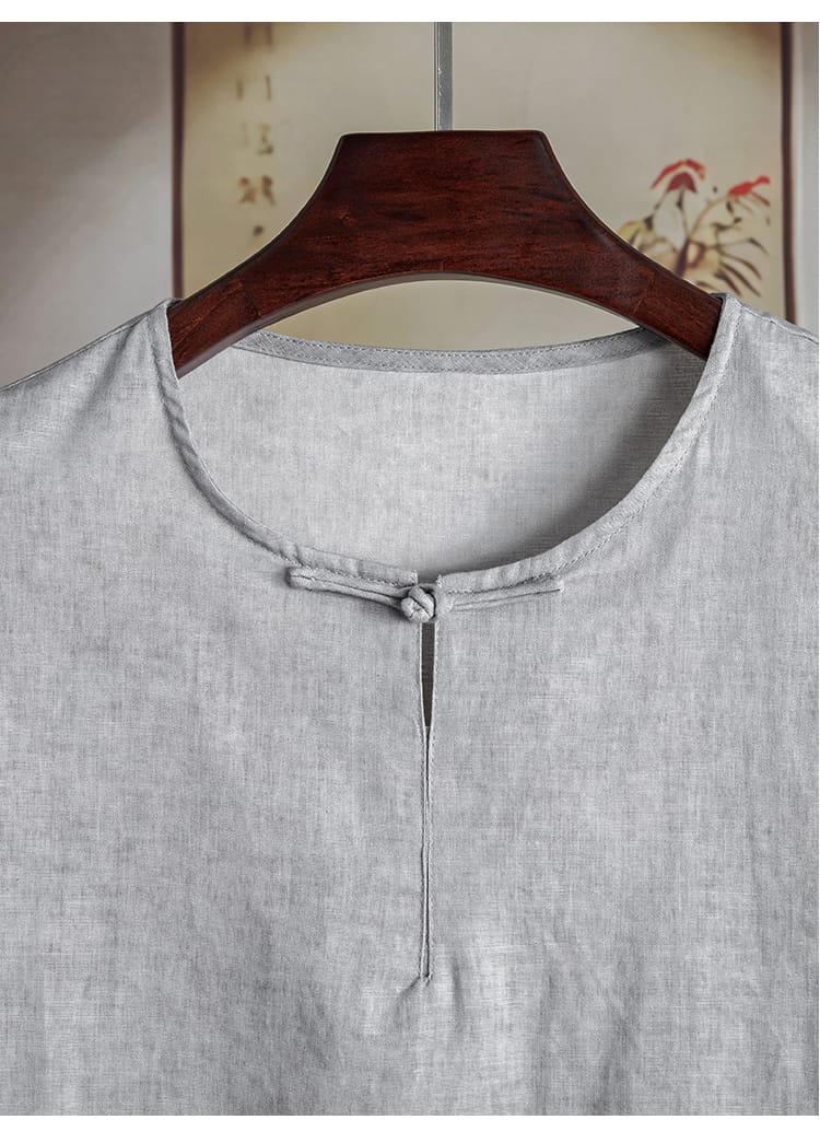 "チャイナ服のかぶりシャツ