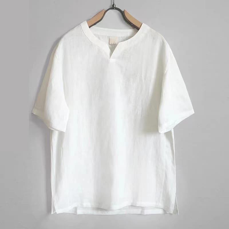 男性用のチャイナ風カジュアルTシャツ