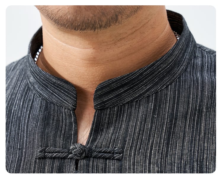 大きいサイズのメンズチャイナTシャツ