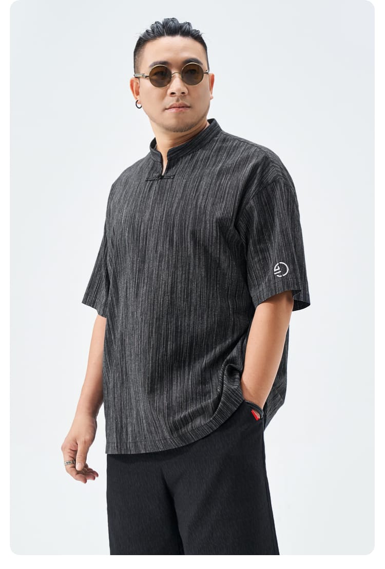 ビッグサイズのチャイナカットソー