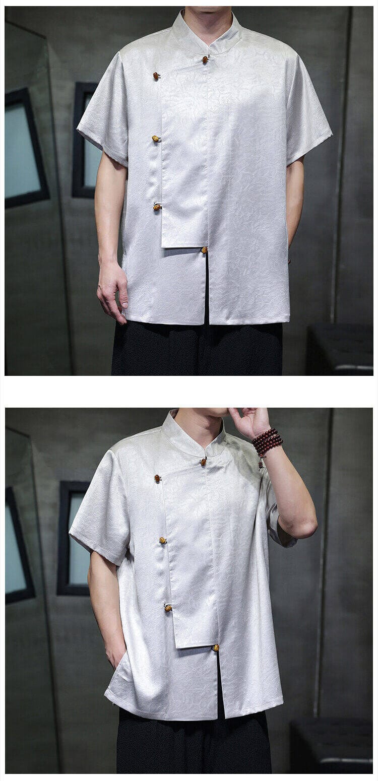 男性用のチャイナシャツ