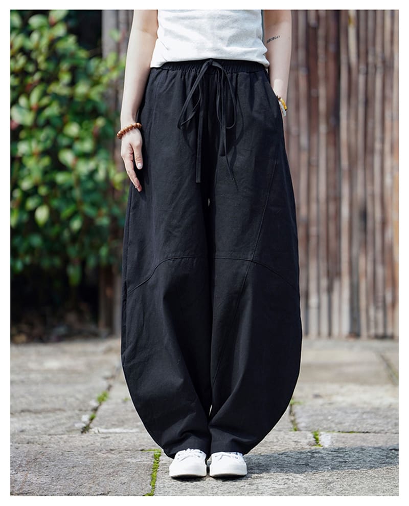 男性用のチャイナ風エスニックパンツ