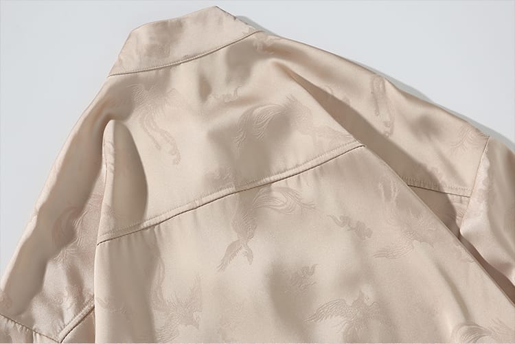 男性用のチャイナ風カジュアルシャツ