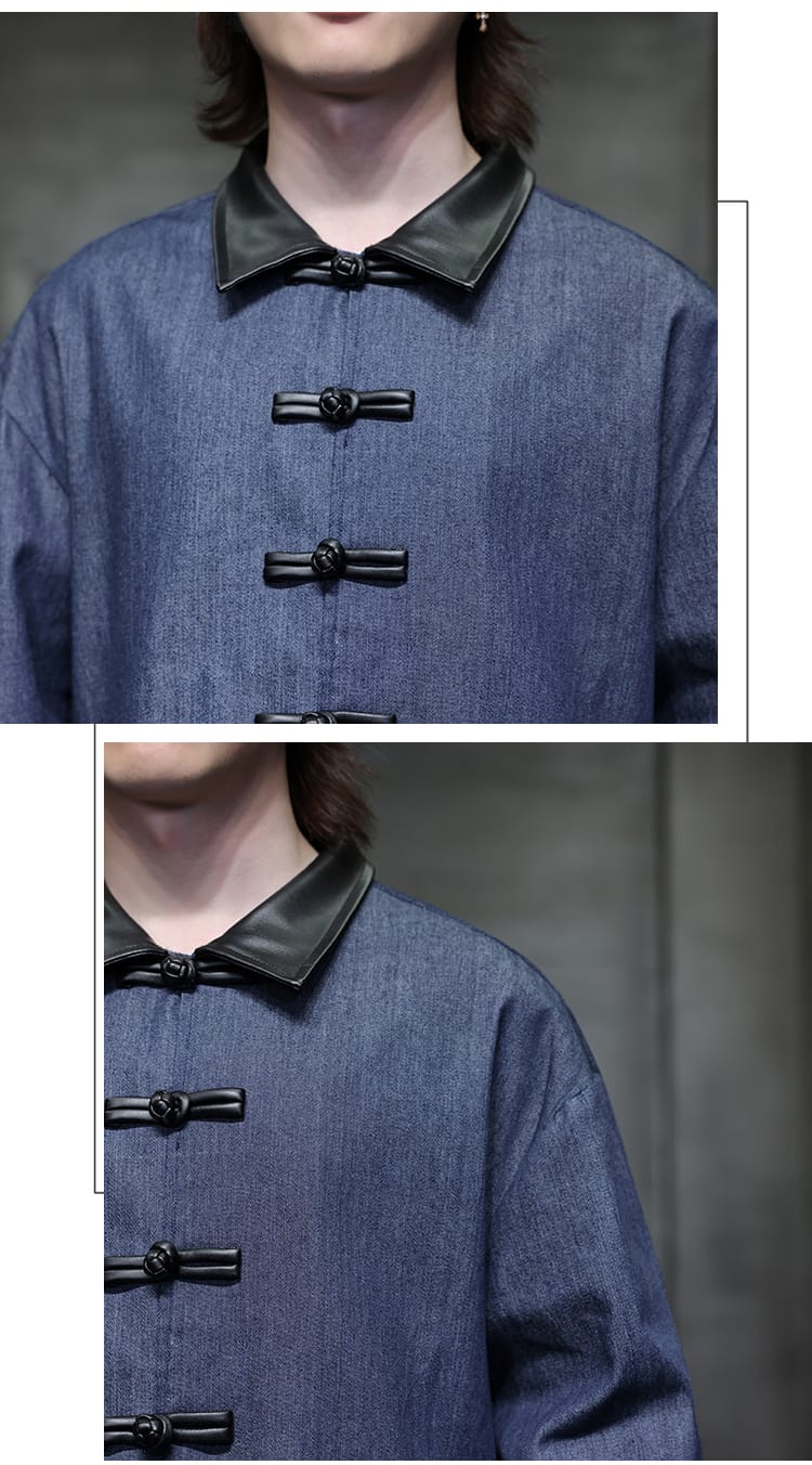 メンズのジージャン風中国服