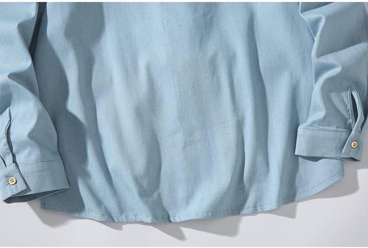 ンズの中国ジージャン風デニム長袖ジャケット