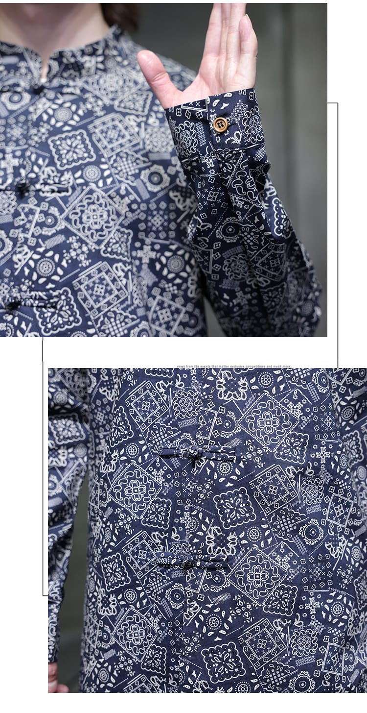 メンズの民族衣装カジュアルシャツ