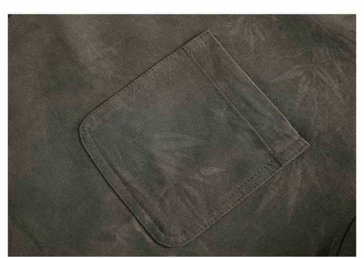 男性用の斜め襟カンフー服