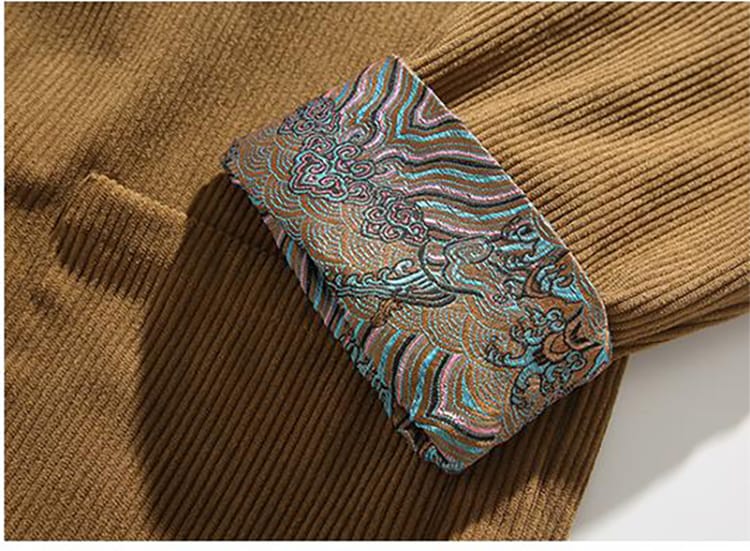 性用の民族衣装コーデュロイジャケット