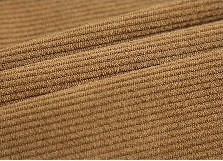 男性用のチャイナ風コーデュロイジャケット